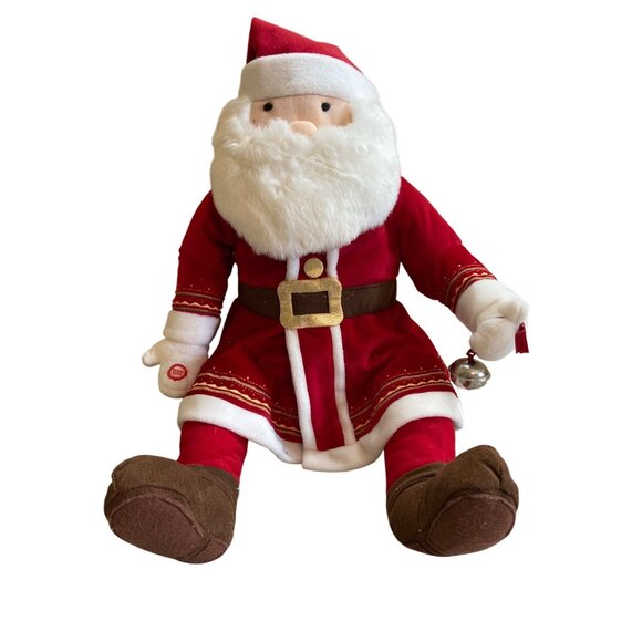 Hallmark Polar Express Santa Plush Musical Bell 2004 Christmas Not Tested - Picture 2 of 8